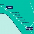 Cinque Terre Express langs de 5 plaatsen