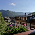 Valbruna Inn uitzicht vanaf balkon